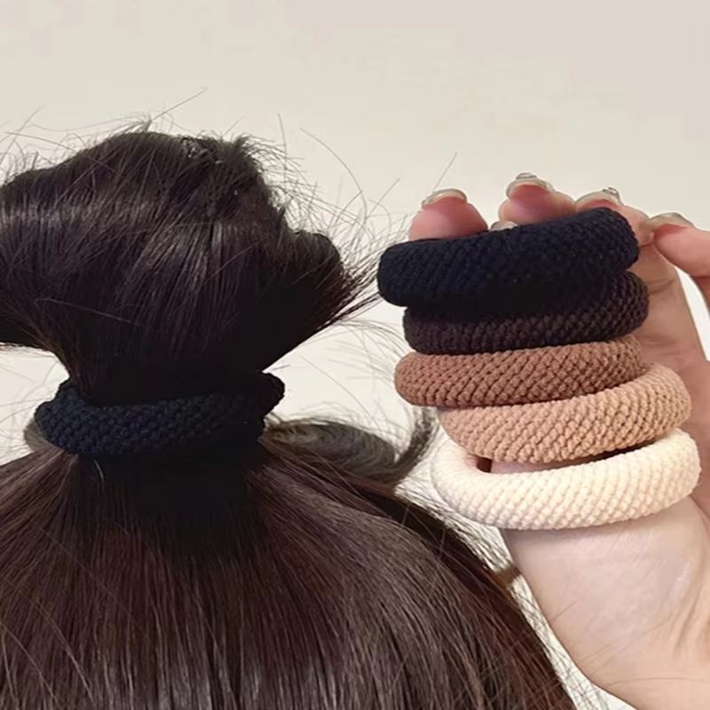 Vintage Fashion Rings - 5/10PCS Thickened Hair Tie For Women