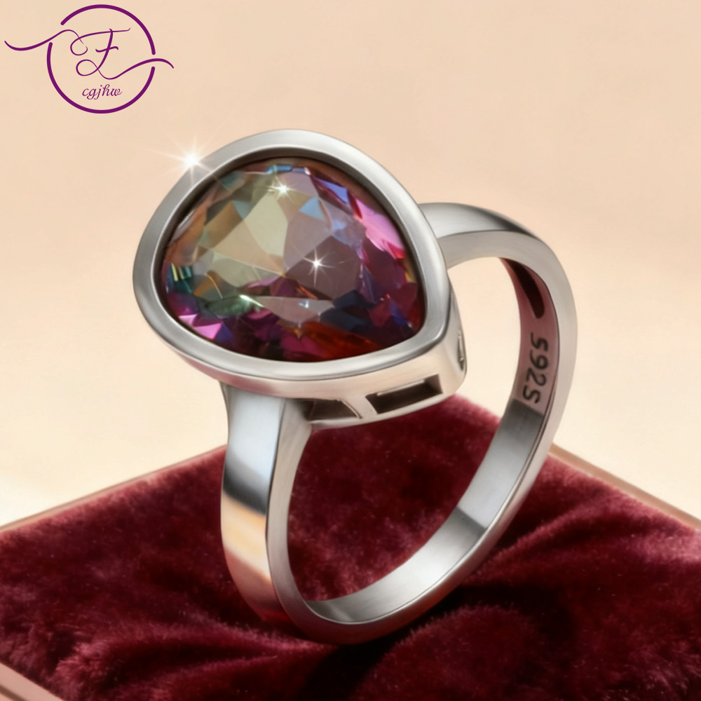 Vintage Fashion Guild - Fashion S925 Silver Ring for Women