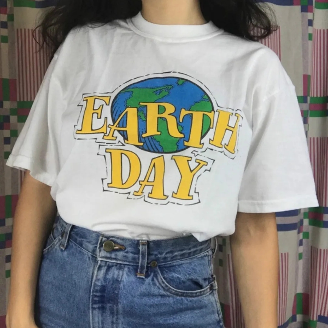 Vintage Fashion Tumblr - Earth Day 90s Aesthetic Women Girl's