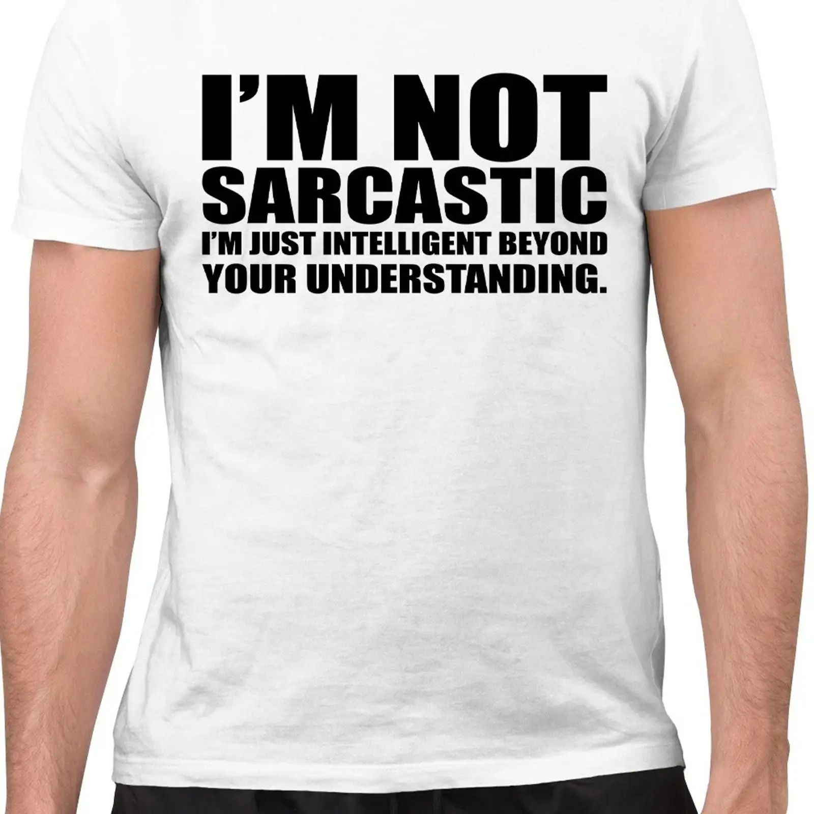 Vintage Fashion Tumblr - Funny T shirt I'm not sarcastic