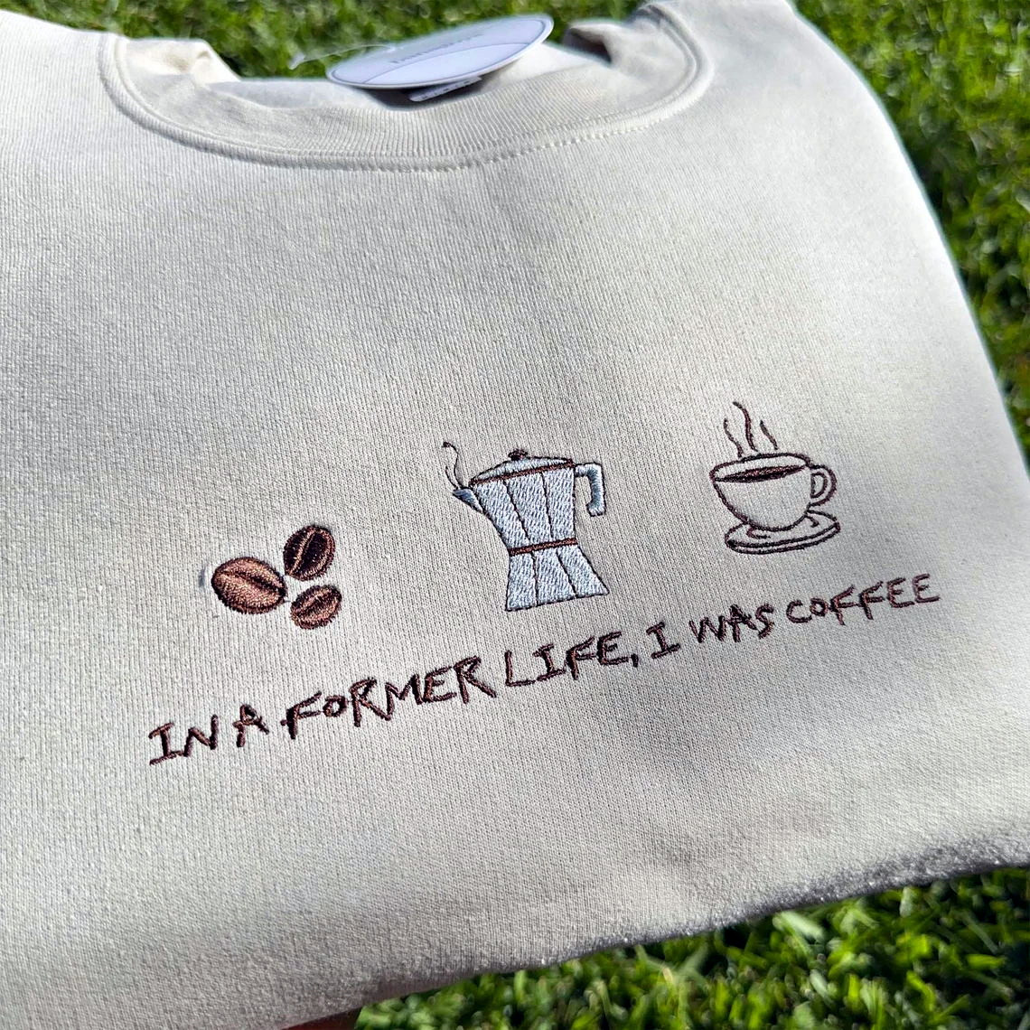 Vintage Fashion Tumblr - Vintage Style Coffee Club Embroidered Female