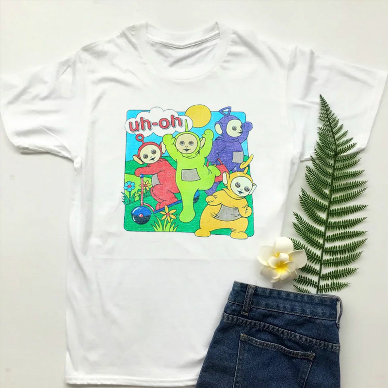 Vintage Fashion Tumblr - American Vintage Style Cartoon Printed Cute