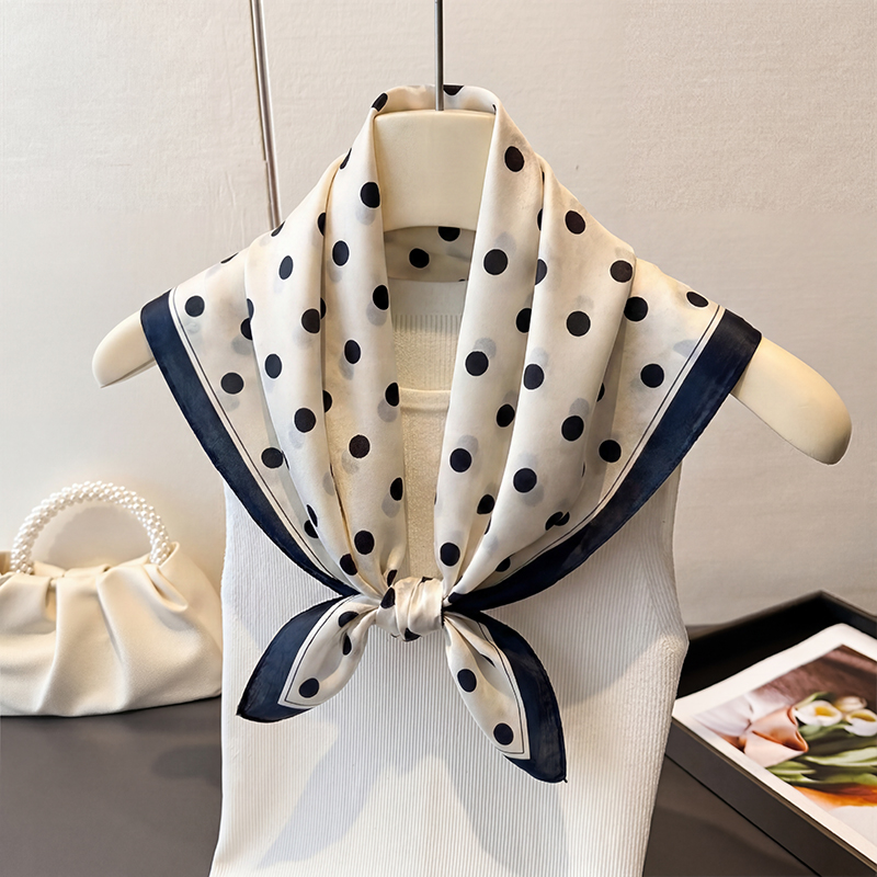 Vintage Polka Dot Print Square - Vintage Fashion Hijab recensione e prezzo