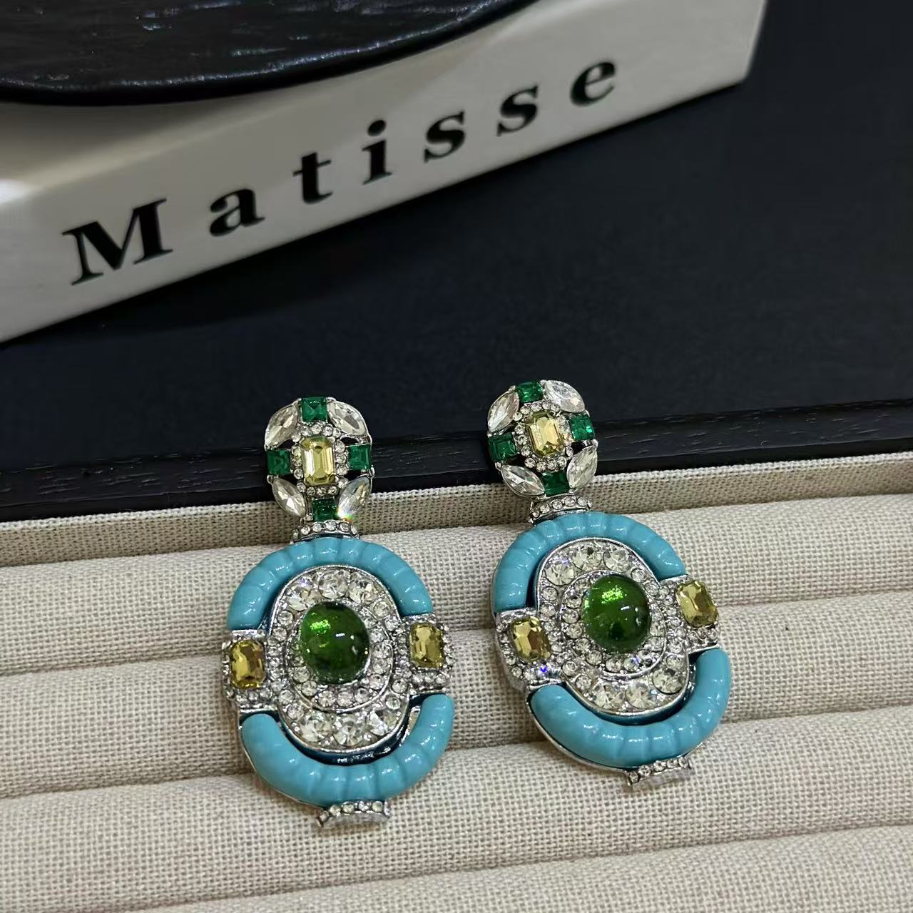 Vintage Turquoise Emerald Silv - Vintage Victorian Fashion recensione e prezzo
