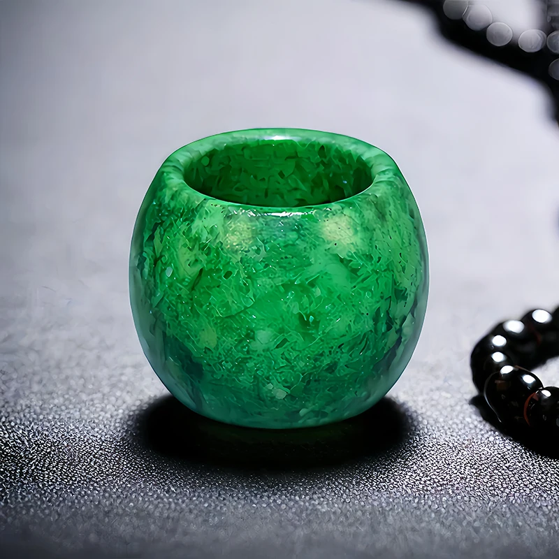 22mm Green Real Jade Rings for - Vintage Fashion Guild recensione e prezzo