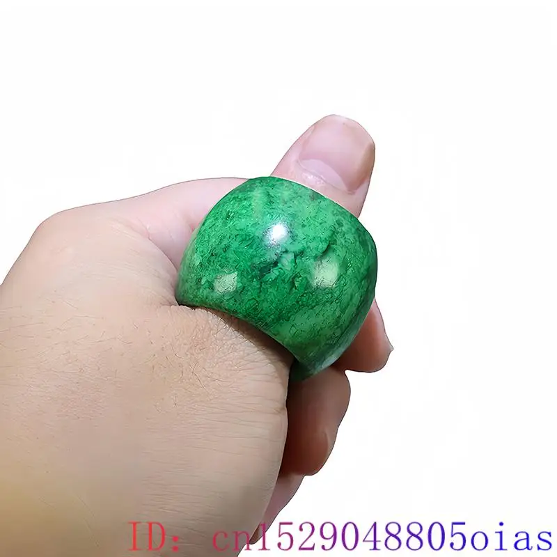 22mm Green Real Jade Rings for - Vintage Fashion Guild recensione e prezzo