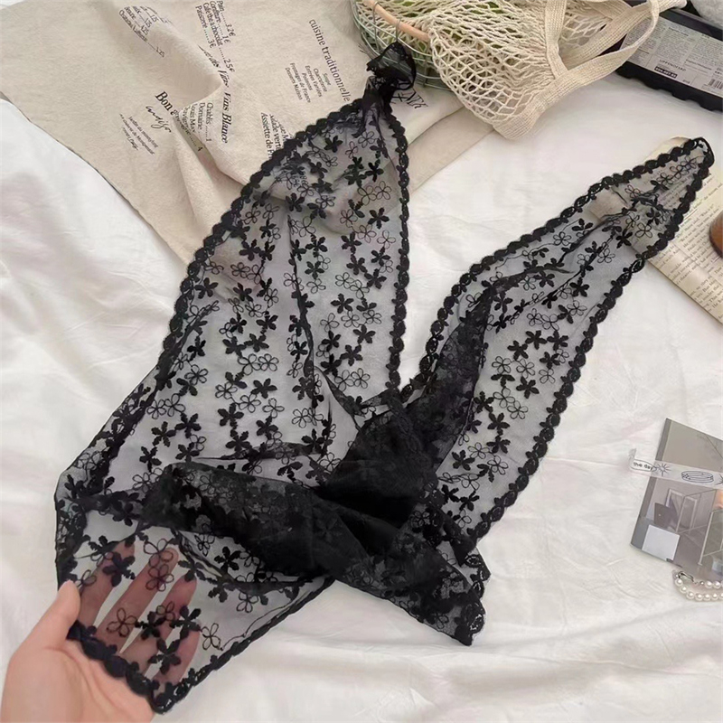 Women Lace Triangle Scarf Swee - Vintage Fashion Hijab recensione e prezzo
