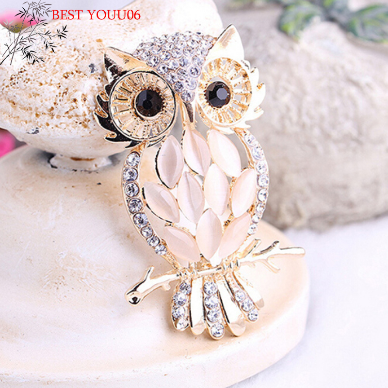 Hot Big Owl Brooches Bouquet V - Vintage Fashion Hijab recensione e prezzo