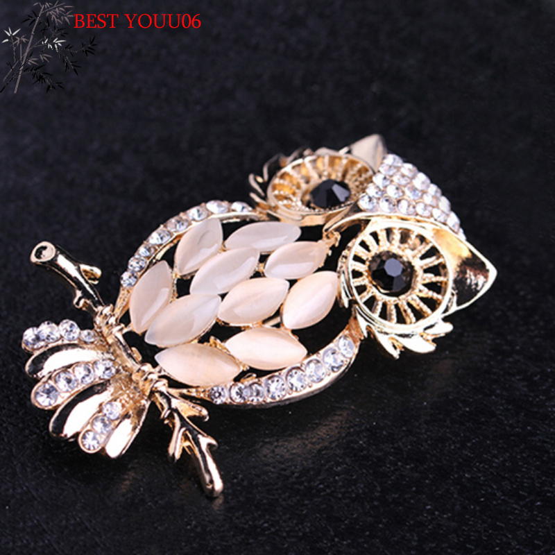 Hot Big Owl Brooches Bouquet V - Vintage Fashion Hijab recensione e prezzo