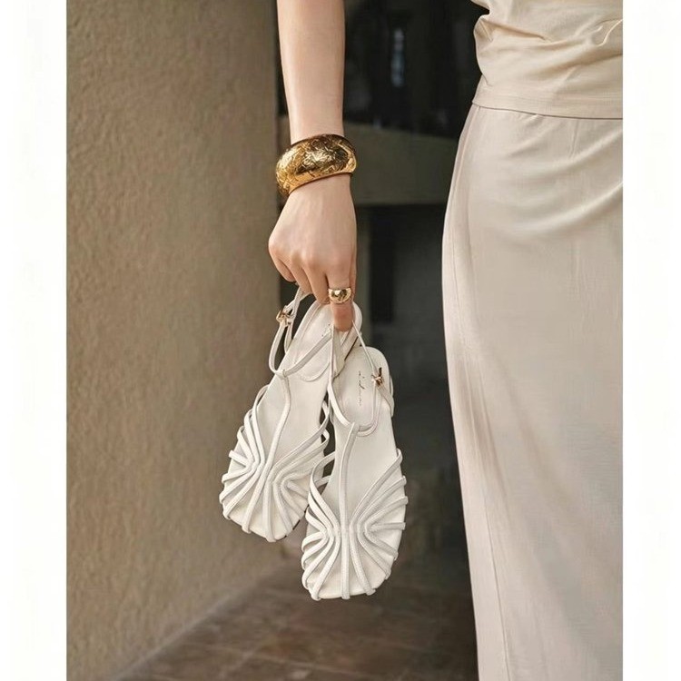 French-style Vintage Woven Toe - Vintage Fashion Aesthetic recensione e prezzo