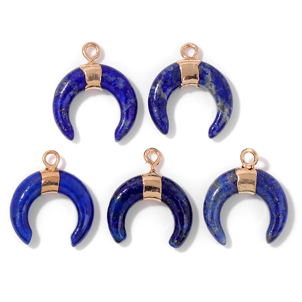 5PCS Natural Lapis Lazuli Gem  - Vintage Fashion Jewelry Necklaces recensione e prezzo