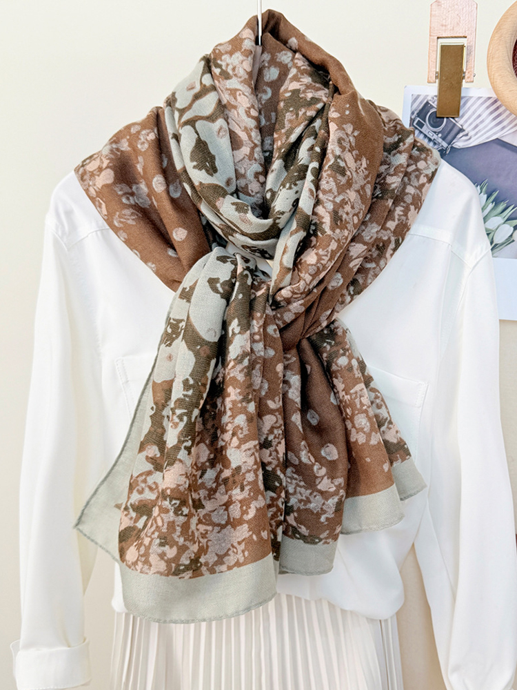Elegant Women Silk Scarf Beach - Vintage Fashion Hijab recensione e prezzo