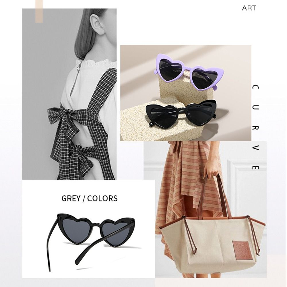 UV Protection Heart-Shaped Sun - Vintage Fashion Aesthetic recensione e prezzo