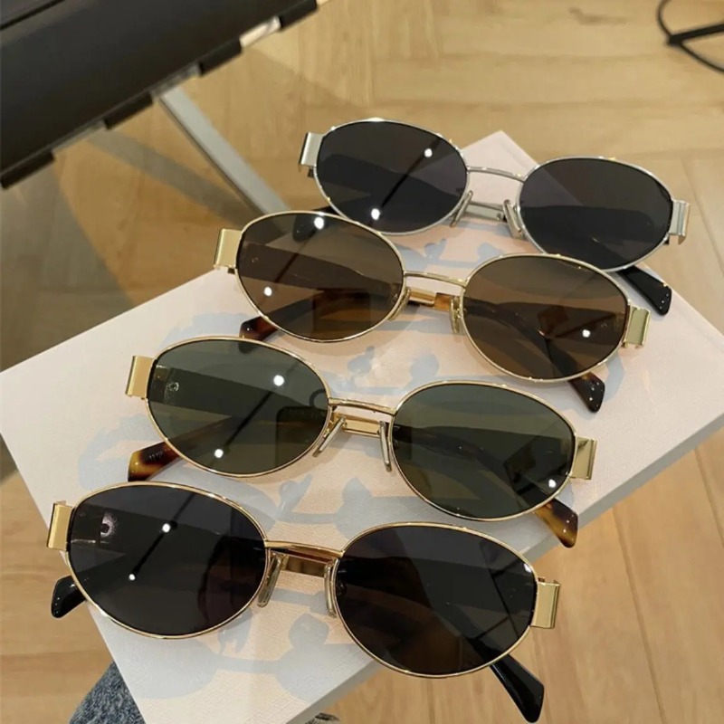 New Small Oval Women Sunglasse - Vintage Fashion Design recensione e prezzo