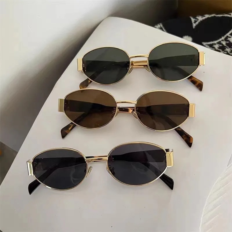 New Small Oval Women Sunglasse - Vintage Fashion Design recensione e prezzo
