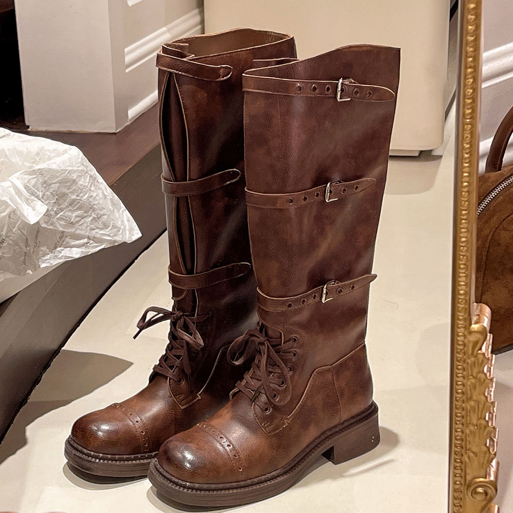 Women's Knee High Boots Vintag - Vintage Fashion Design recensione e prezzo
