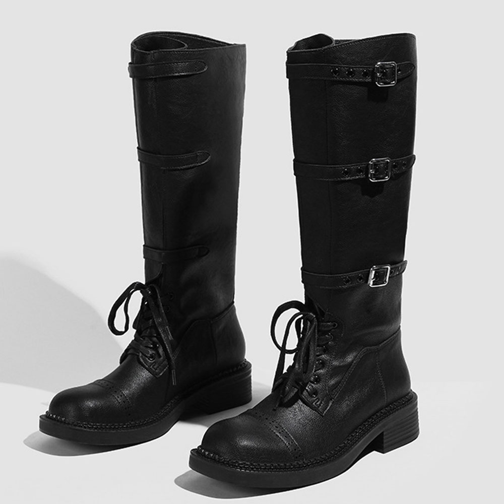 Women's Knee High Boots Vintag - Vintage Fashion Design recensione e prezzo