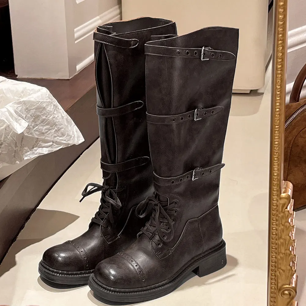 Women's Knee High Boots Vintag - Vintage Fashion Design recensione e prezzo