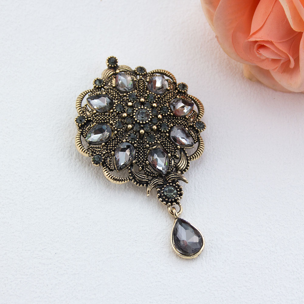 Vintage Gray Crystal Turkish B - Vintage Fashion Hijab recensione e prezzo