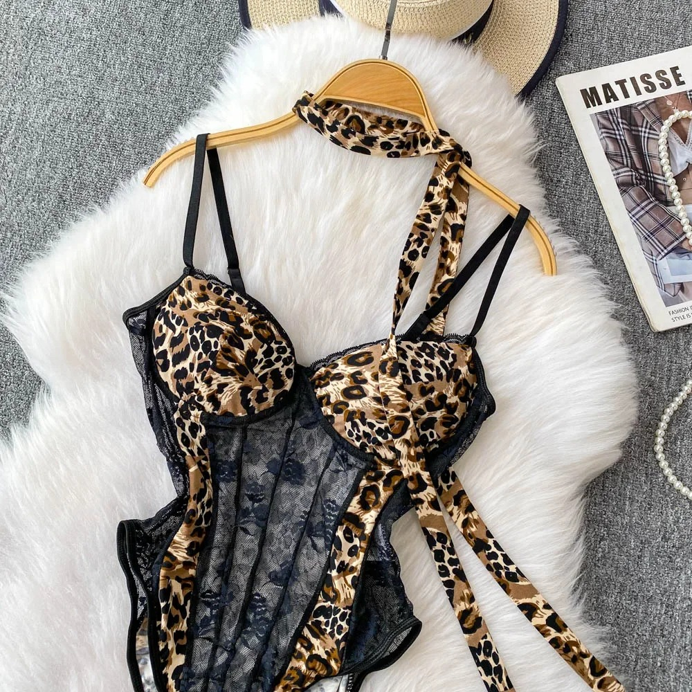 Women Hotsweet V-neck Leopard  - Vintage Fashion Aesthetic recensione e prezzo