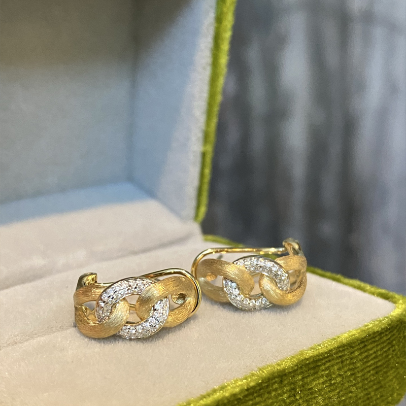 Aazuo 18K Yellow Gold Real Dia - Vintage Fashion Rings recensione e prezzo