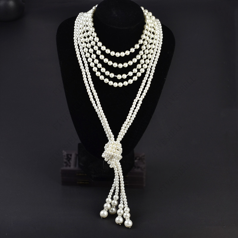 1920s Pearls Necklace Fashion  - Vintage Fashion Guild recensione e prezzo