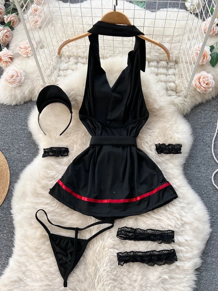 Erotic Fashion Sexy Halter Lin - Vintage Fashion Aesthetic recensione e prezzo