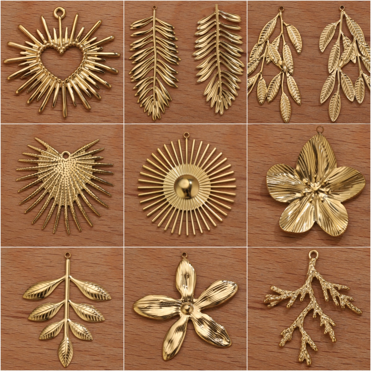 5pcs Stainless Steel Flower Ch - Vintage Fashion Jewelry Necklaces recensione e prezzo