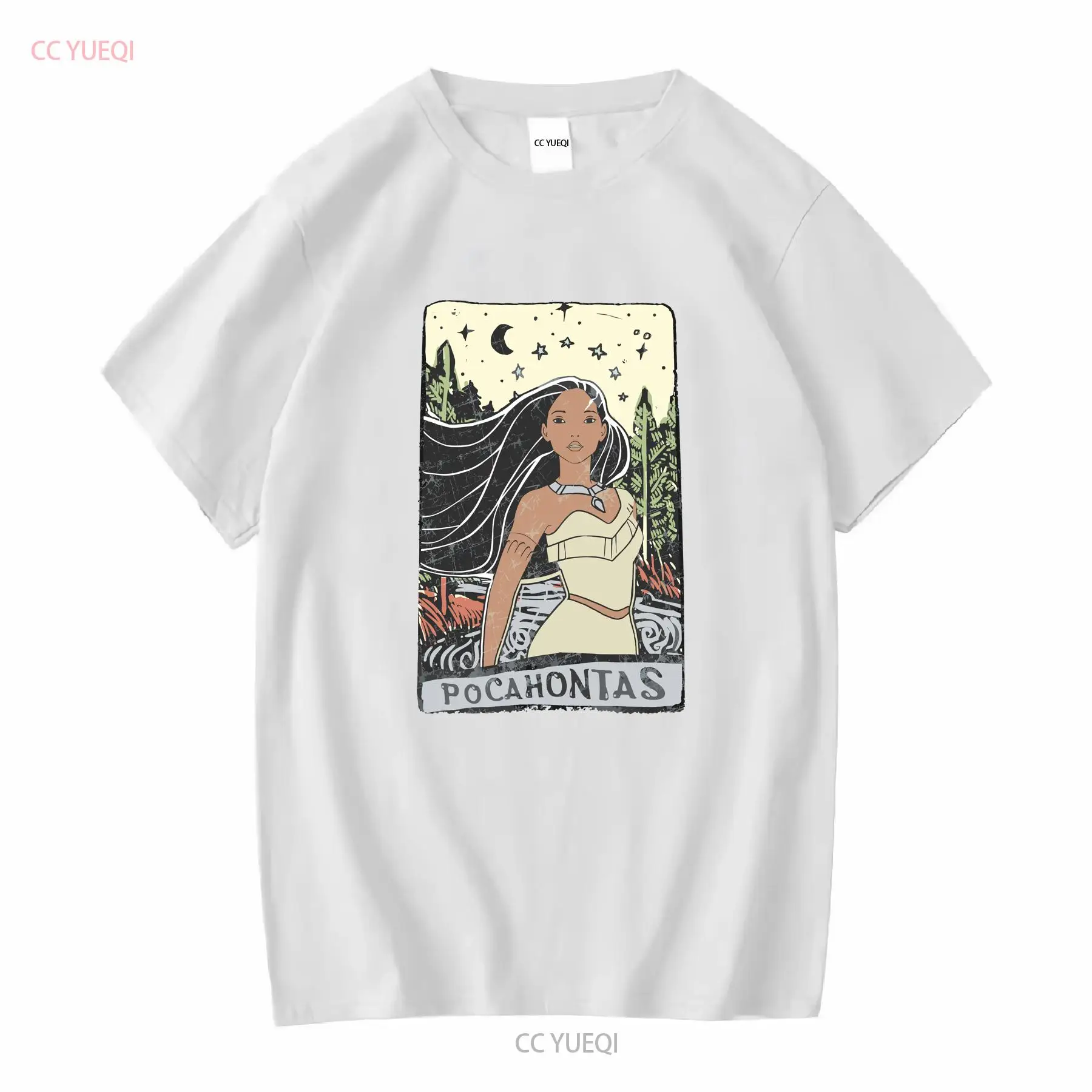 Pocahontas T Shirt Sizes Cotto - Vintage Fashion Jersey recensione e prezzo