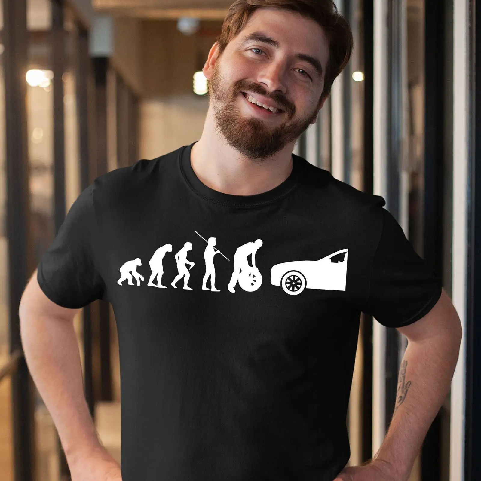 Funny Tire Guy Evolution T Shi - Vintage Fashion Wheel recensione e prezzo
