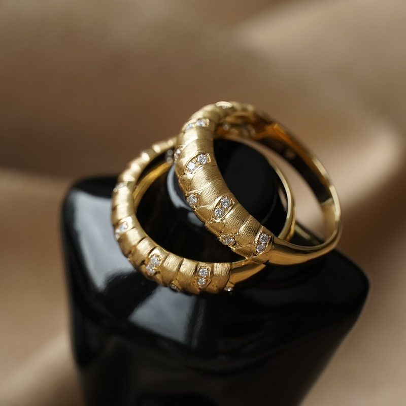 Aazuo Fine Jewelry Real 18K Ye - Vintage Fashion Rings recensione e prezzo