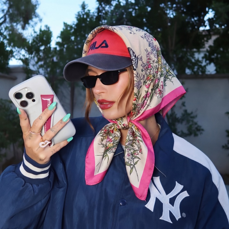 Fashion Square Silk Scarf Vint - Vintage Fashion Hijab recensione e prezzo