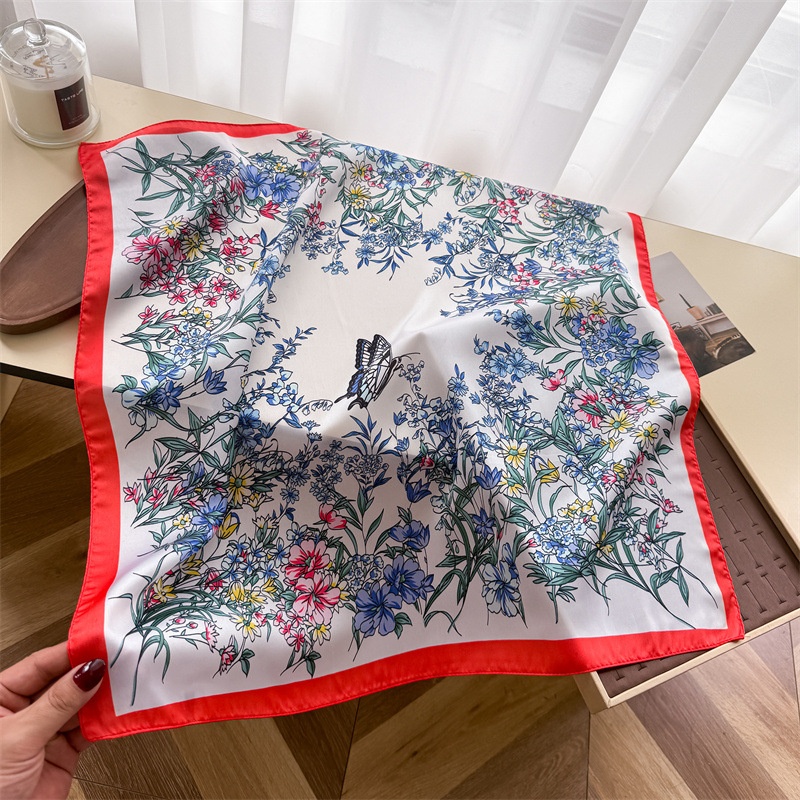 Fashion Square Silk Scarf Vint - Vintage Fashion Hijab recensione e prezzo