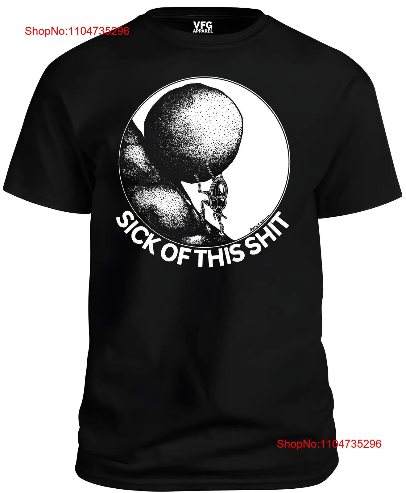 T Shirt Sisyphus Bug vintage W - Vintage Fashion Bug recensione e prezzo