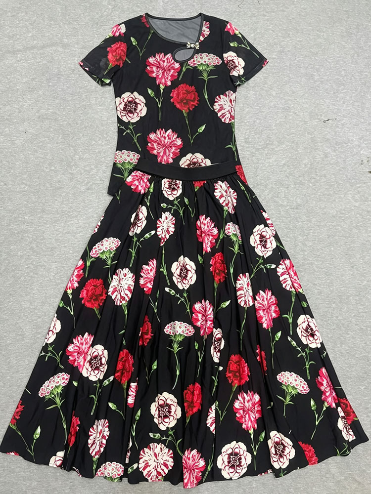 Retro summer new two-piece T-s - Vintage Fashion Jersey recensione e prezzo