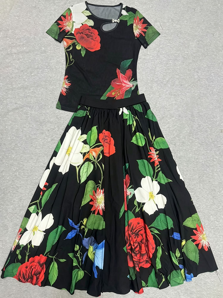 Retro summer new two-piece T-s - Vintage Fashion Jersey recensione e prezzo