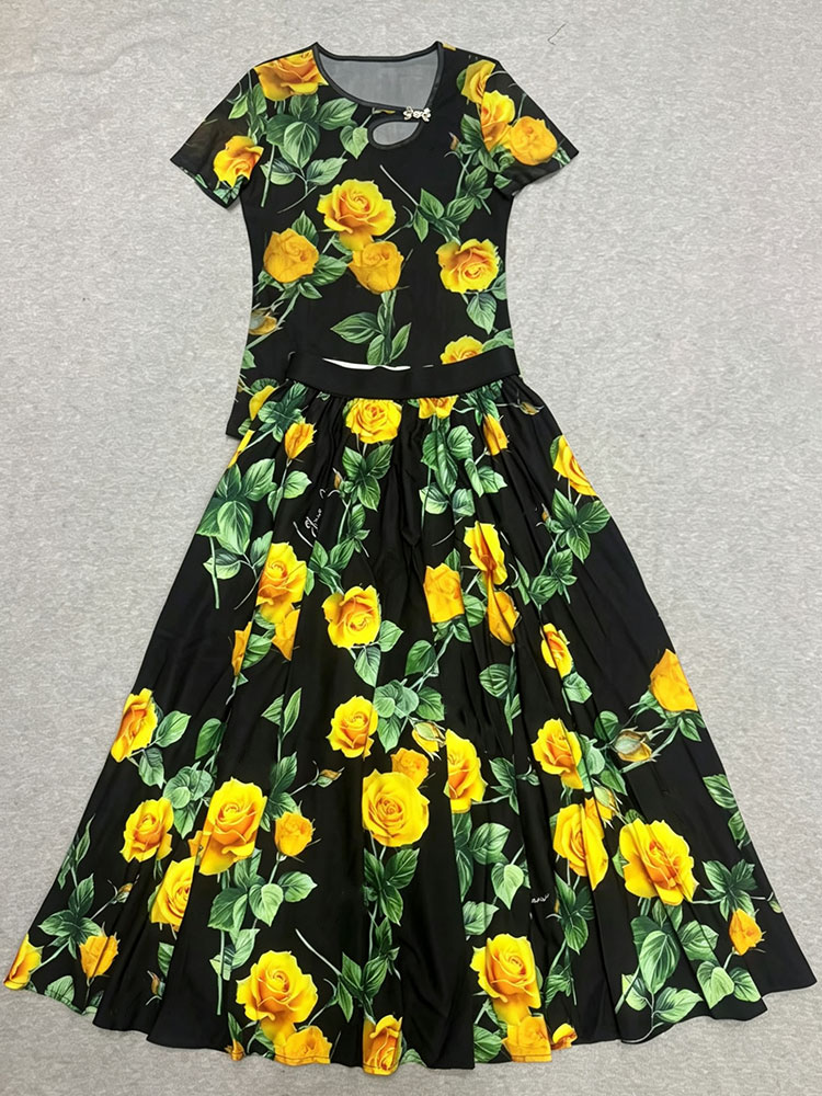 Retro summer new two-piece T-s - Vintage Fashion Jersey recensione e prezzo