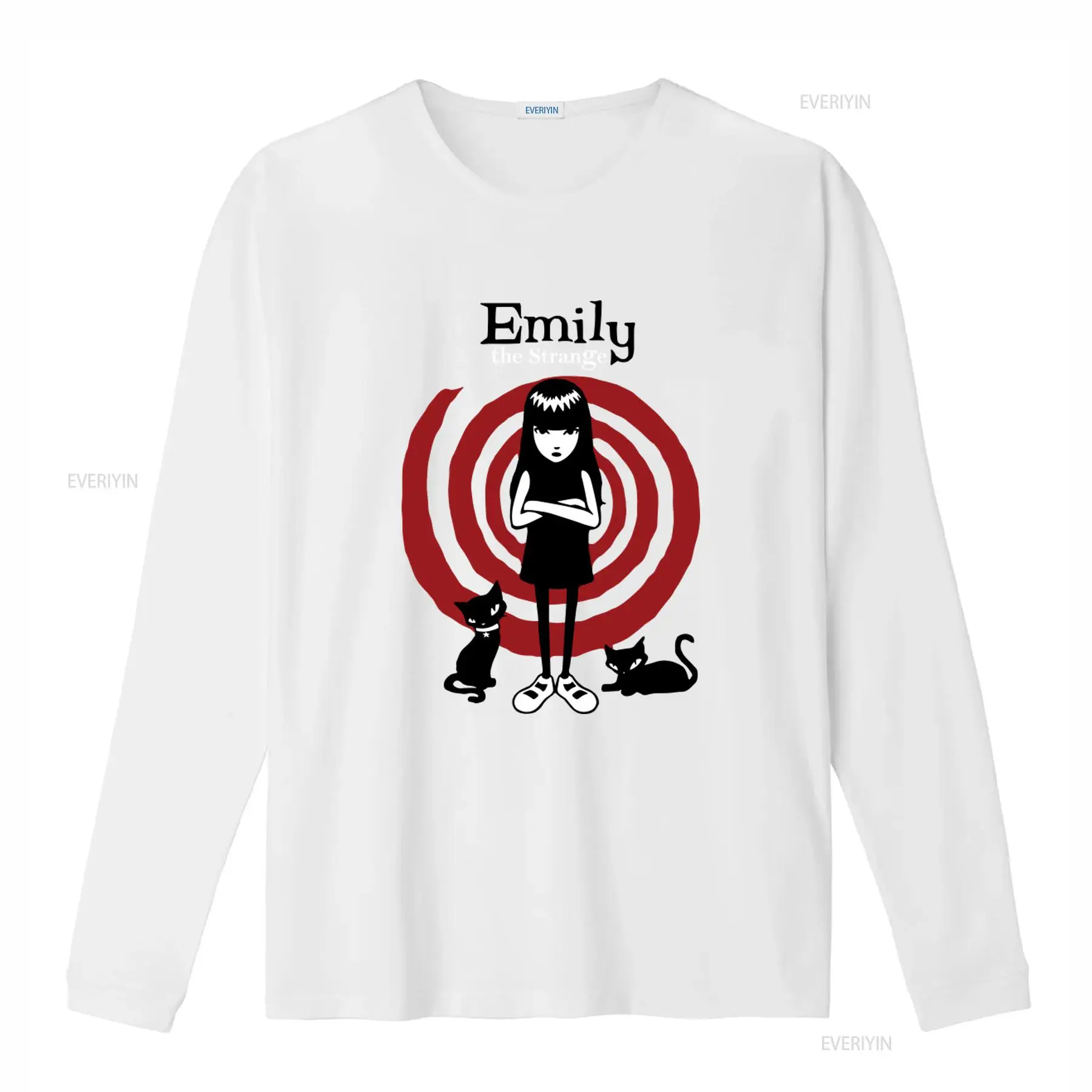 Emily The Strange Cat Red Swir - Vintage Fashion Jersey recensione e prezzo