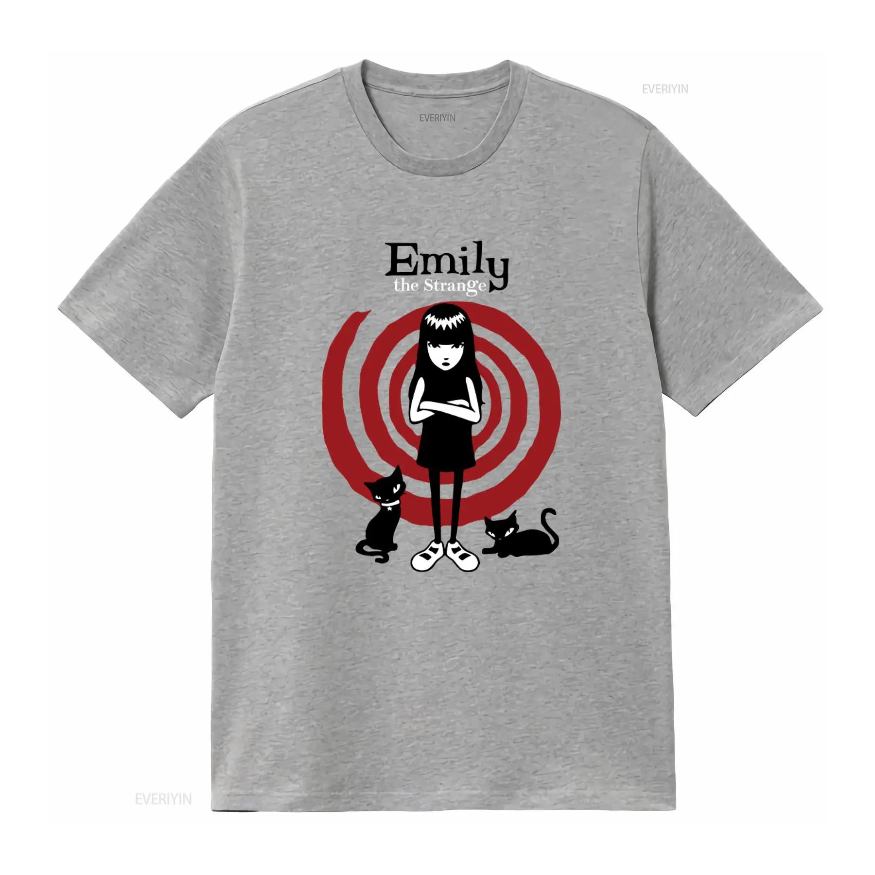 Emily The Strange Cat Red Swir - Vintage Fashion Jersey recensione e prezzo