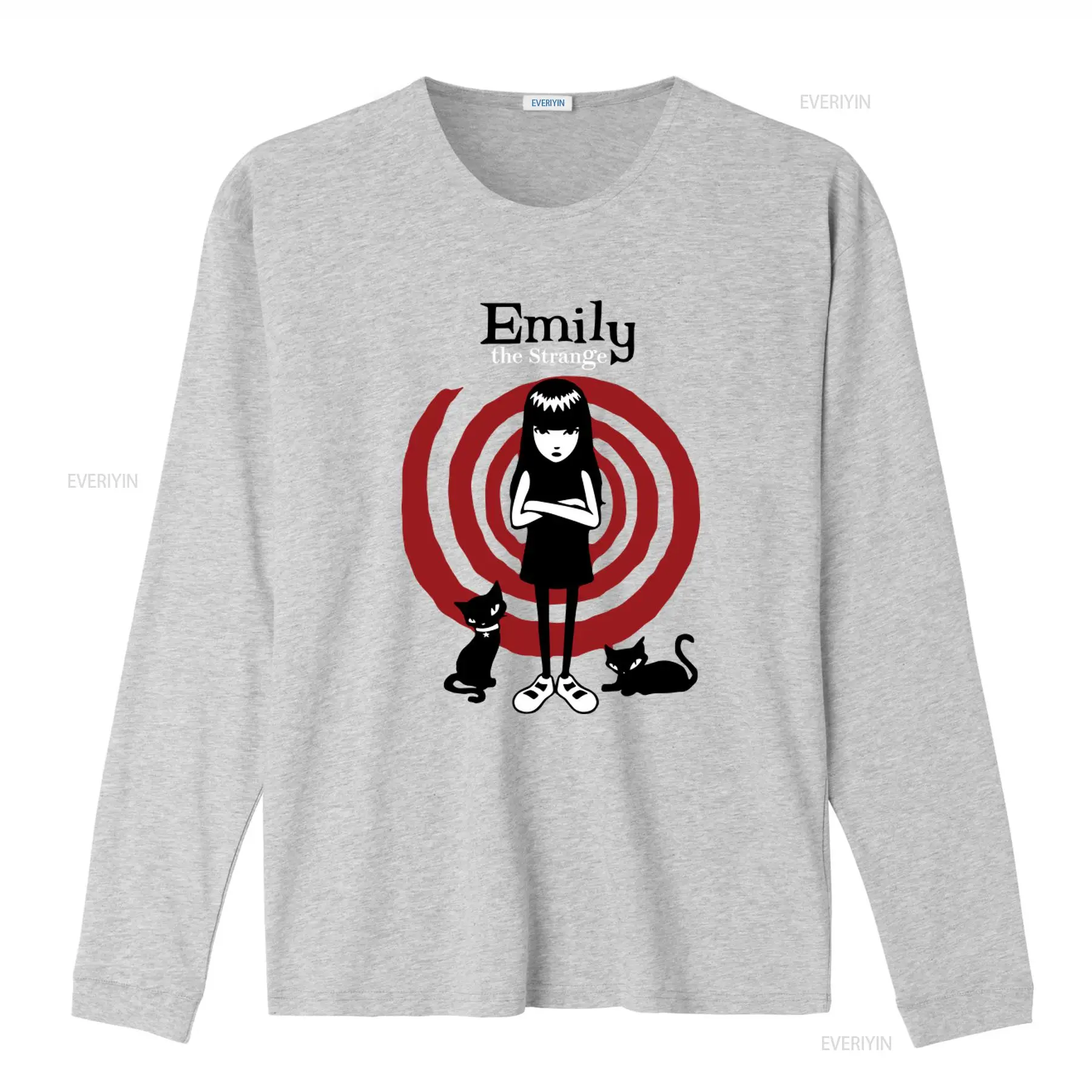 Emily The Strange Cat Red Swir - Vintage Fashion Jersey recensione e prezzo