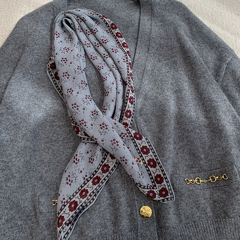 100% Silk Bandana Scarf Necker - Vintage Fashion Rings recensione e prezzo