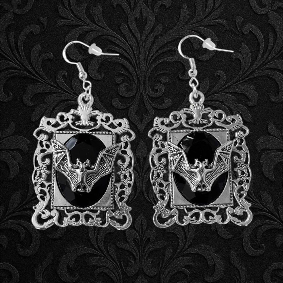 Vampire bat earrings,Gothic je - Vintage Victorian Fashion recensione e prezzo