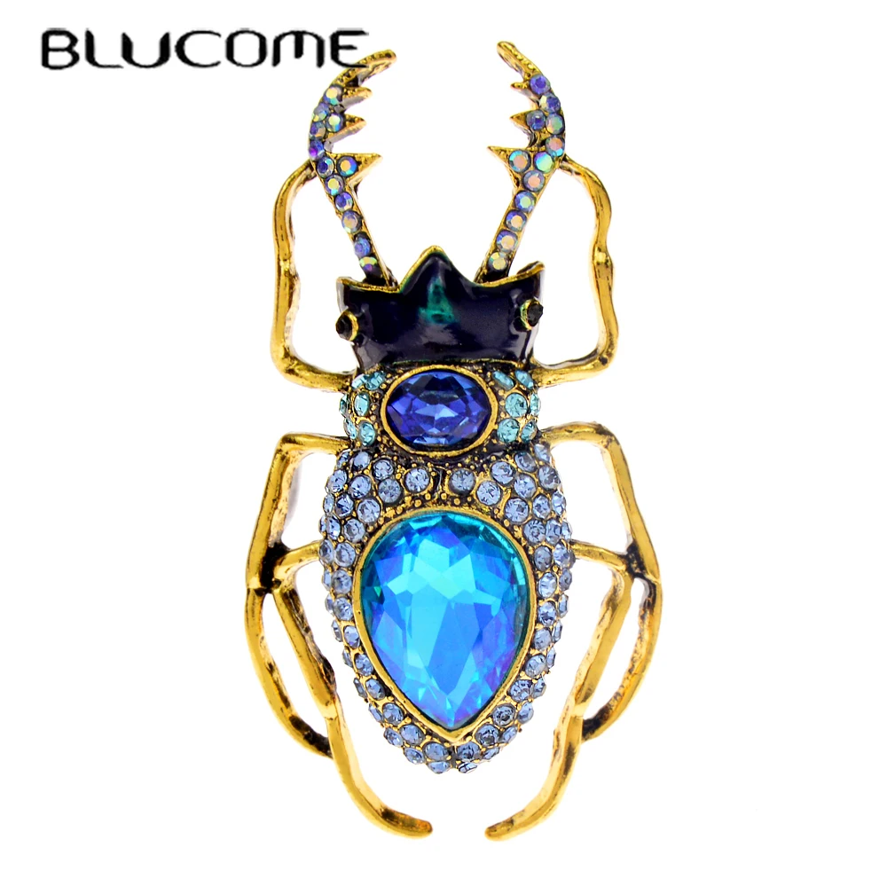 Blucome Blue Crystal Beetle Br - Vintage Fashion Bug recensione e prezzo