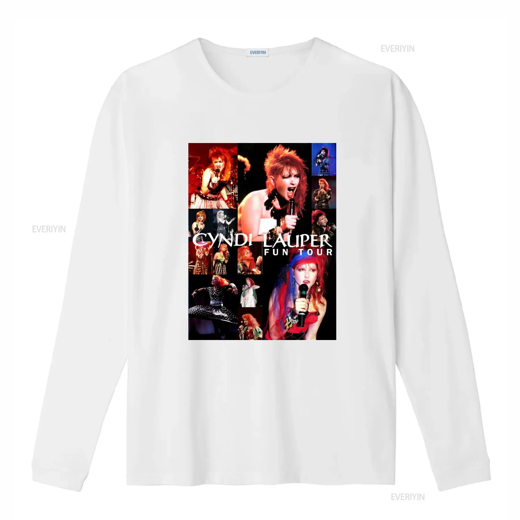 Cyndi Lauper Fun Tour T Shirt  - Vintage Fashion Jersey recensione e prezzo