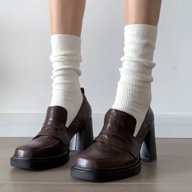 College Style Women Loafer Sho - Vintage Fashion Aesthetic recensione e prezzo