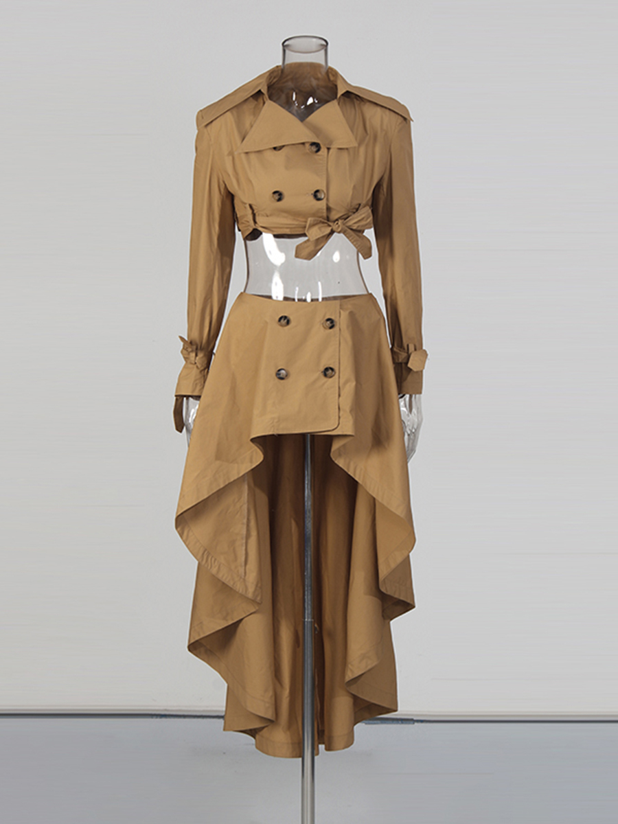 CHICEVER Khaki Spliced Lace Up - Vintage Fashion Jersey recensione e prezzo