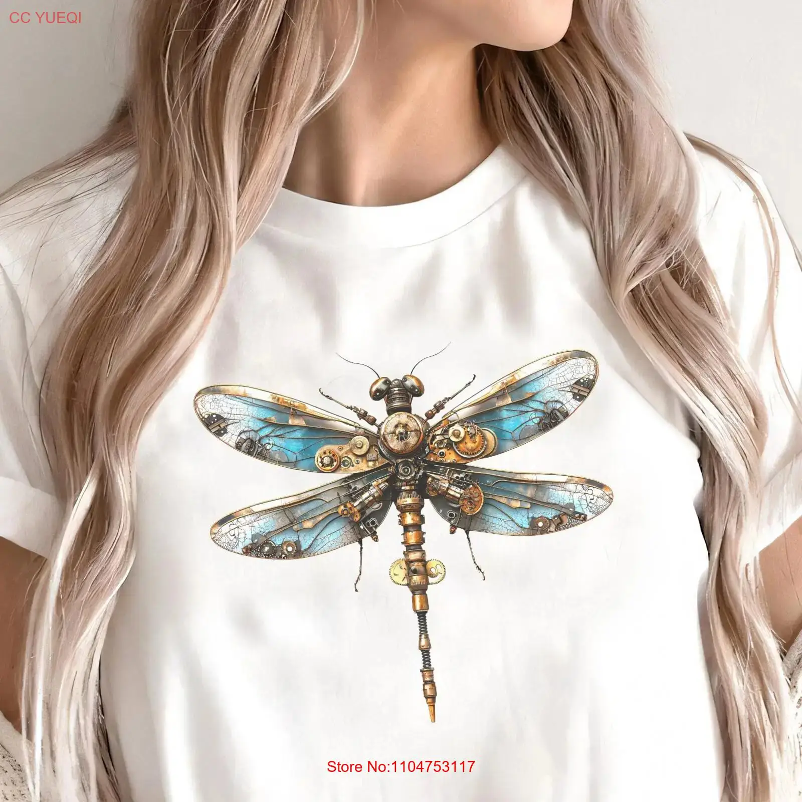 Steampunk Dragonfly T Shirt Vi - Vintage Fashion Bug recensione e prezzo