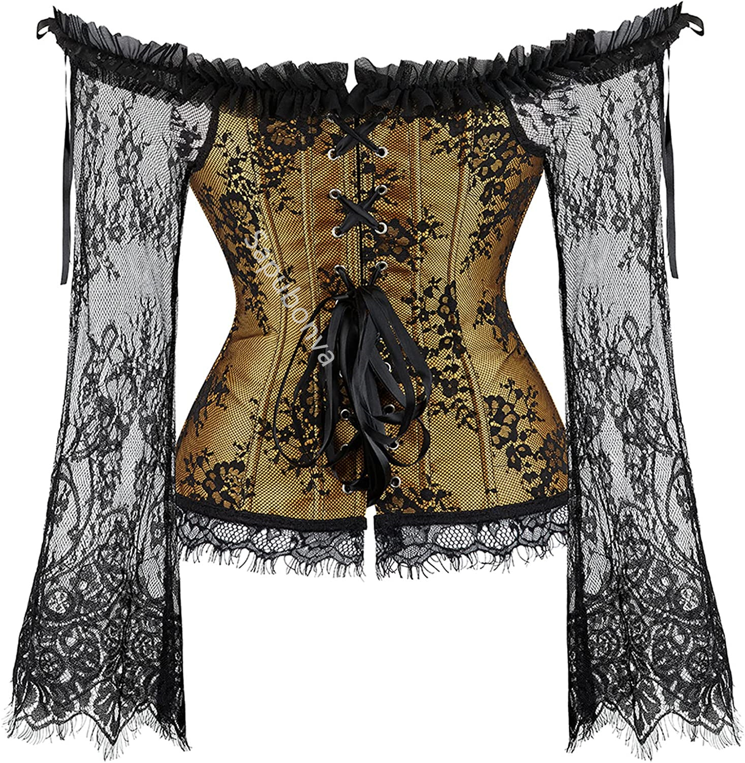 Sapubonva Corset Tops for Wome - Vintage Victorian Fashion recensione e prezzo
