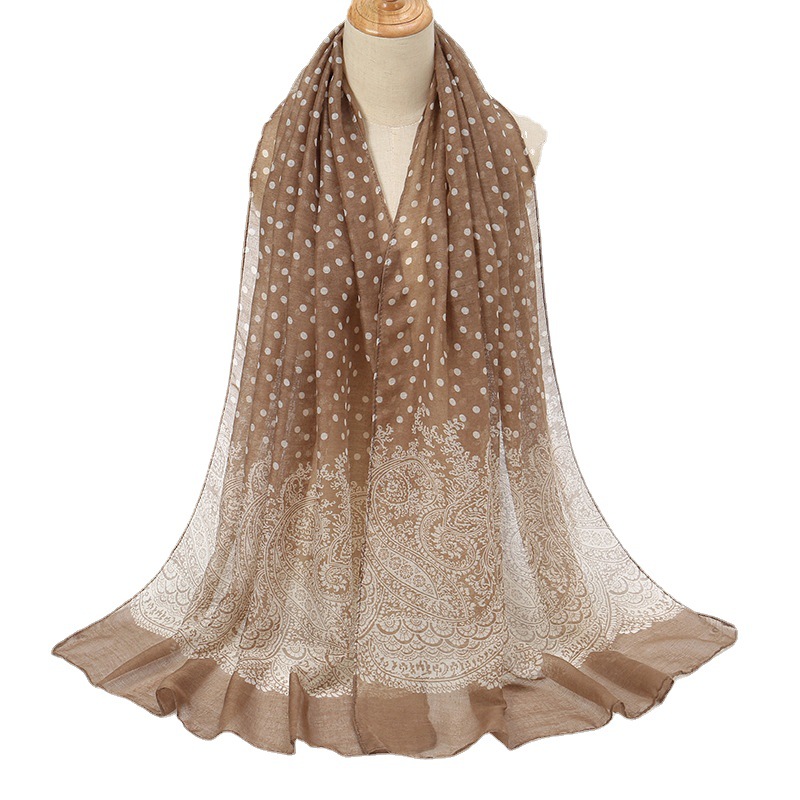 Vintage Gradient Polk Dot Cott - Vintage Fashion Hijab recensione e prezzo