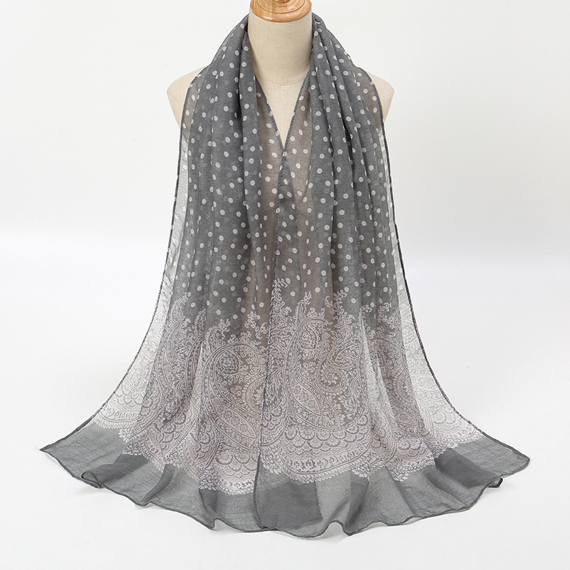 Vintage Gradient Polk Dot Cott - Vintage Fashion Hijab recensione e prezzo